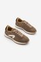 Women's Lace-Up Suede & Drawstring Detailed Sneaker Sameri Tobacco Brown Suede - 5
