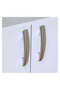 Absol Multipurpose 2 Door Cabinet Sturdy Home Kitchen Organiser SideboardModern Design Furniture for Dining Room Living Room Kitchen L60xW40xH75 cm - White - 5
