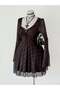 Rochie mini, maro