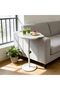 Cloud Small Coffee Table, Cute White Bear Side Table with Height Adjustable, Sofa End Table for Snac - 7
