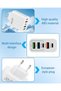 65W USB C Fast Charger with 5 QC3.0 Ports, PD Adapter 20W Compatible with Samsung Mobiles, iPhone, Xiaomi, iPad, Tablet, USB-C Charger for Travel, Office and Daily Use - 3