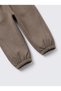 Children's Cotton Hooded Brown Sweatshirt and Sweatpants Set - 3