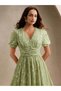 Rochie maxi, verde - 6
