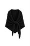 Delphine Shawl – Women's Soft Textured Shawl with Knot Detail - 3