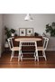 Alyaz 1+2 Dining Set - Stylish Sonoma Oak/White Dining Roo