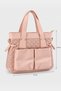 Gabriel Women's Quilted Large Size Hand and Shoulder Bag-Powder - 4