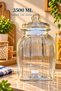 3500 ml Vacuum Glass Lid Glass Canned Food and Candy Jar Sugar Bowl