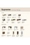 Supreme 2 Door Book Case With Open Shelves Bookshelf Moder - 4