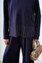 Women's Stone Detail Suit Navy Blue - 5