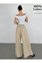 Pantaloni, bej - 3