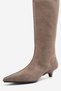 Bally Mink Suede Genuine Leather Women's Short Heeled Boots - 8