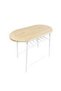 Alyaz 1+2 Dining Set - Stylish Sonoma Oak/White Dining Roo - 3