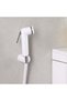 Deluxe Plus Shattaf Set - White Finish| Acrylic Jet Spray For Toilet | Handheld Bidet Sprayer Kit-Sprayer, Sprayer Holder, Hose, Screws | Fits All Standard Shower Hoses | Bathroom Fixtures