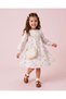 Girls Assorted Floral Printed Long Sleeve Dress - 2