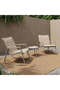 Jasper Balcony Set 1+2 | 2-Seater Set With Table | All Weather 3 Piece Bistro Set With Coffee Table | Modern Design Furniture For Balcony Outdoor Garden - 3