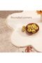 Side Table, 2 Tier Flower Shape Small C-Shaped Side Table, Table End Table for Sofa and Bedside, for - 6