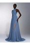 Rochie maxi, albastru - 4