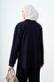 Women's Stone Detail Suit Navy Blue - 4