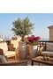 Fibre Clay Pots Horizon - 37X37X65.5 Cm, White, Sophistica - 4