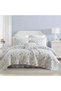 Laura Ashley Bedspread Set - 100% Cotton Floral Pattern Quilted 1 Quilt and 1 Pillow