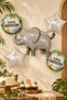 Set of 5 Elephant Themed Foil Balloons Elephant - 3