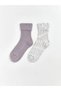 Patterned Women's Knitwear Socks 2-Pack (W6) - 2