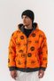 Revershell Reversible Zippered Hooded Plush Men's Coat - 5