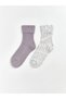 Patterned Women's Knitwear Socks 2-Pack (W6)