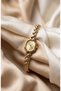 Women's Steel Watch Gold Color Geometric Case Vintage Luxury |   Elegant Stylish Classic Old Money Women's Wristwatch |   Limited Edition 2027 - 2