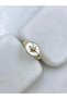 Sparkling Zircon Pole Star Plate Adjustable Steel Gold and Silver Ring (1 Piece) - 2