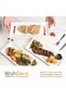 Ceramic Serving Platters Set of 3, Rectangular Trays 35x15 cm - 7