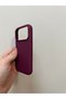 iPhone 17 Pro&18 Pro Compatible Magsafe Supported Suede Inside Launch Silicone Case with Camera Protection and Lens Protection Burgundy - 4