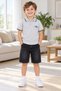 Boy's Modal T-Shirt and Denim Shorts Set