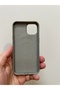 iPhone 15 Compatible Magsafe Supported Suede Inside Launch Silicone Case with Camera Protection and Lens Protection Gray - 2