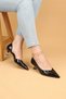 Women's Short Heeled Evening Dress Shoes High Heels