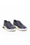 Lace-Up Thick Comfortable Sole Sneaker Navy Blue Genuine Leather Men's Casual Shoes Hz1774-0337 - 4