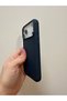iPhone 17 Promax&18 Promax Compatible Magsafe Supported Suede Inside Launch Silicone Case with Camera Protection and Lens Protection Navy Blue - 4