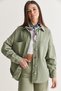 Women's Seasonal Double Pocket Buttoned Oversize Denim Shirt Jacket Yc2530 60286689