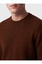 Rmz Gi̇yi̇m Farkiyla Zero Roba Collar Ribbed Men's Knitwear Sweater - 3