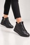 Genuine Leather Full Orthopedic Special Sole Mother's Boots with Fur Inside and Cold-Resistant Rubber Sole - 5