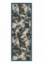 Turquoise Canvas Patterned Shawl - 2