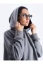 Back Detailed Hooded Sweatshirt - 5