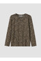 Rmz Gi̇yi̇m Farkiyla Leopard Embroidered Blouse