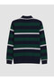Rmz Gi̇yi̇m Farkiyla Devrik Roba Collar Striped Men's Sweatshirt - 2