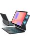 Magic Keyboard Case for Samsung Galaxy Tab S10 Lite S10 FE 2025 S9 FE 10.9 Inch S11 S9 S8 S7 11", Floating Cantilever Magnetic Stand Wireless Backlit Trackpad Keyboard, S Pen Slot LED Display