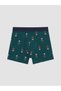 Rmz Gi̇yi̇m Farkiyla Men's Embroidered Boxer and Sock Set - 2