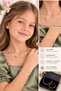 Girl's 2-Piece Flat Model Gold Color Necklace Bracelet Stainless Steel Set of 2 - Special Day Birthday Gift in Gift Packaging in Special Box