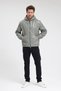 Men's Genor Oversize Hooded Leather Coat Mint Green - 2