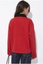 Women's Velvet Collar Oversize Gabardine Jacket - 3