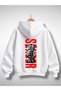 New Season Printed 3 Yarn Cotton Hooded Sweatshirt